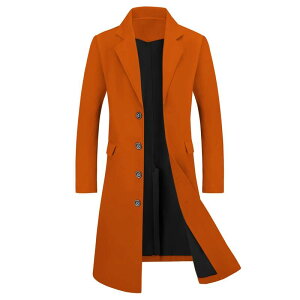 Lars Amadeus ���f�B�[�X �A�E�^�[ �W���P�b�g�E�u���]�� �R�[�g Lars Amadeus Men's Overcoat Single Breasted Notched Lapelong Trench Coat Brown �u���E��