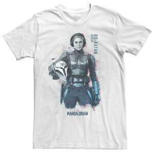 �X�^�[ �E�H�[�Y ���f�B�[�X �g�b�v�X T�V���c Men'star Wars The Mandalorian Bo-Katan Kryze Portrait R20 Tee White �z���C�g