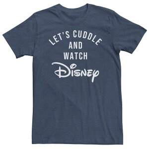�f�B�Y�j�[ ���f�B�[�X �g�b�v�X T�V���c �g�[�� ���S Big & Tall Disney Let's Cuddle Logo Tee Navy Heather �w�U�[