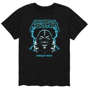 �A�j���L�����N�^�[ ���f�B�[�X �g�b�v�X T�V���c Licensed Character Men's Classic Monsters World Tour Tee Black �u���b�N