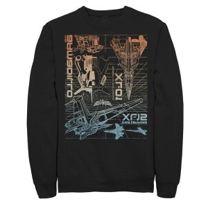 �f�B�Y�j�[ �s�N�T�[ ���f�B�[�X �g�b�v�X T�V���c �X�E�F�b�g ���S Disney / Pixar's Lightyear Men'star Command Spaceships Logo Sweatshirt Black �u���b�N