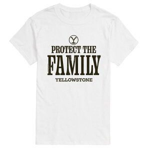 �A�j���L�����N�^�[ ���f�B�[�X �g�b�v�X T�V���c �g�[�� Licensed Character Big & Tall Yellowstone We Are Family Tee White �z���C�g
