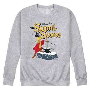 �f�B�Y�j�[ ���f�B�[�X �g�b�v�X T�V���c �X�E�F�b�g �t���[�X Disney's The Sword in the Stone Fleece Sweatshirt Gray �O���[