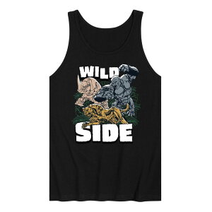 �A�j���L�����N�^�[ ���f�B�[�X �g�b�v�X T�V���c �O���t�B�b�N Licensed Character Men's Transformers Wild Side Graphic Tank Top Black �u���b�N