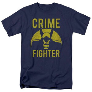 �A�j���L�����N�^�[ ���f�B�[�X �g�b�v�X T�V���c Licensed Character Dcomics Fight Crime Short Sleeve Adult-shirt Navy �l�C�r�[
