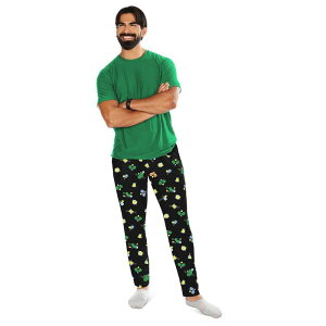 �����C ���f�B�[�X �A���_�[�E�F�A �i�C�g�E�F�A MeMoi Men's Pickleball Two Piece Pj Set In A Bag Forest Green �O���[��