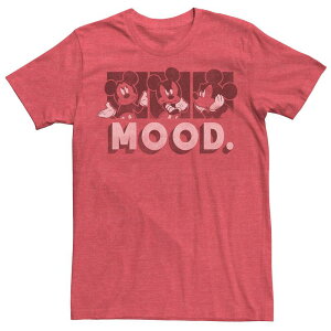 �f�B�Y�j�[ ���f�B�[�X �g�b�v�X T�V���c ���B���e�[�W Disney Men's Mickey Classic Mickey Mood Vintage Panel Tee Red Heather �w�U�[