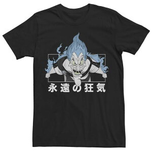 �f�B�Y�j�[ ���f�B�[�X �g�b�v�X T�V���c �g�[�� Big & Tall Disney Villains Hades Kanji Panel Tee Black �u���b�N