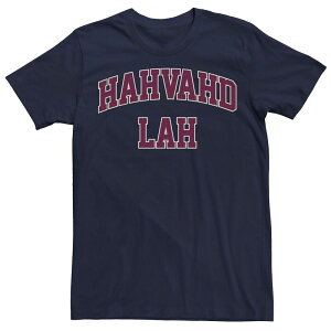 �A�j���L�����N�^�[ ���f�B�[�X �g�b�v�X T�V���c Licensed Character Men's Trendy Hahvahd Lah Collegiate Humor Tee Navy �l�C�r�[