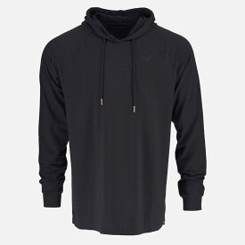 ソログッド レディース トップス Tシャツ Men's Thorogood Workwear Premium Performance Long Sleeve Hooded T-Shirt Black ブラック