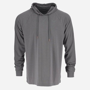 �\���O�b�h ���f�B�[�X �g�b�v�X T�V���c Men's Thorogood Workwear Premium Performance Long Sleeve Hooded T-Shirt Quiet Shade