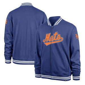 �A���u�����f�b�h ���f�B�[�X �A�E�^�[ �W���P�b�g�E�u���]�� Unbranded Men's '47 Royal New York Mets Wax Pack Pro Camden Full-Zip Track Jacket Met Blue �u���[