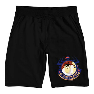 �A�j���L�����N�^�[ ���f�B�[�X �A���_�[�E�F�A �i�C�g�E�F�A �V���[�g�p���c Licensed Character Men'samurai Jack Character Pajama Shorts Black �u���b�N