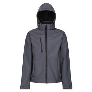 ���K�b�^ ���f�B�[�X �A�E�^�[ �W���P�b�g�E�u���]�� Regatta Professional Mens 3 Layer Membrane Soft Shell Jacket Seal Grey And Black �u���b�N