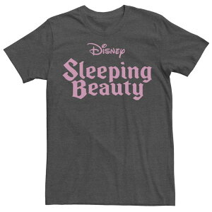 �f�B�Y�j�[ ���f�B�[�X �g�b�v�X T�V���c ���S Disney'sleeping Beauty Logo Men's Tee Charcoal Heather �`���R�[��