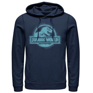 �A�j���L�����N�^�[ ���f�B�[�X �g�b�v�X T�V���c ���S �p�[�J�[ Licensed Character Men's Jurassic World 2 System Breach Logo Icon Hoodie Navy �l�C�r�[