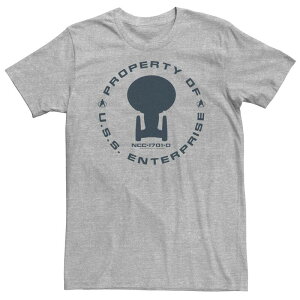 �A�j���L�����N�^�[ ���f�B�[�X �g�b�v�X T�V���c �g�[�� Licensed Character Big & Tall Star Trek Next Generation Property Badge Tee Athletic Heather �w�U�[