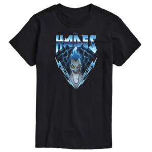 �f�B�Y�j�[ ���f�B�[�X �g�b�v�X T�V���c �g�[�� Disney Villains Hades Big & Tall Glam Rock Black �u���b�N