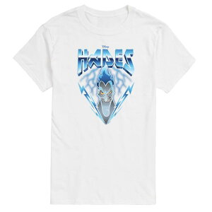 �f�B�Y�j�[ ���f�B�[�X �g�b�v�X T�V���c �g�[�� Disney Villains Hades Big & Tall Glam Rock White �z���C�g