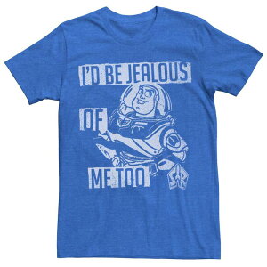 �f�B�Y�j�[ �s�N�T�[ ���f�B�[�X �g�b�v�X T�V���c Disney / Pixar's Toy Story Buzz Lightyear Men's I'd Be Jealous Too Tee Royal Heather �w�U�[