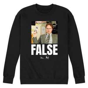 �A�j���L�����N�^�[ ���f�B�[�X �g�b�v�X T�V���c �X�E�F�b�g Licensed Character Men's The Office Dwight False Sweatshirt Black �u���b�N