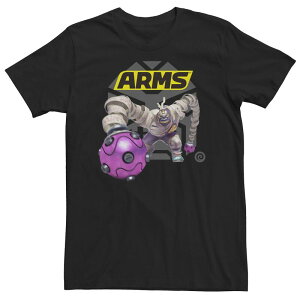 �A�j���L�����N�^�[ ���f�B�[�X �g�b�v�X T�V���c �g�[�� ���S Licensed Character Big & Tall Arms Master Mummy Logo Tee Black �u���b�N