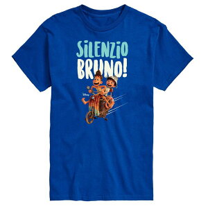 �f�B�Y�j�[ �s�N�T�[ ���f�B�[�X �g�b�v�X T�V���c �g�[�� �O���t�B�b�N Disney / Pixar's Luca Big & Tall Silenzio Bruno Graphic Tee Royal Blue �u���[