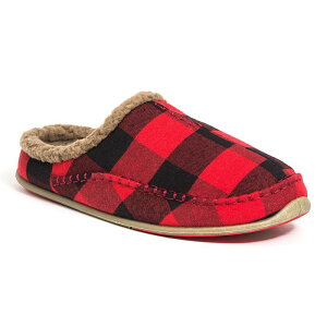fBA[X^bOX Y V[Y T_ Deer Stags Nordic Adult Slippers Red Black ubN