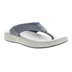 vybg Y V[Y T_ Propet Easton Men's Thong Sandals Navy lCr[