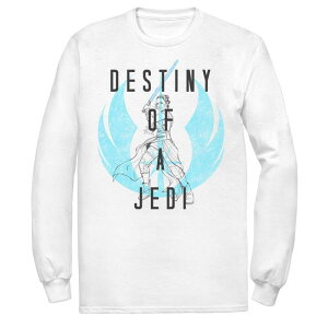 �A�j���L�����N�^�[ ���f�B�[�X �g�b�v�X T�V���c Licensed Character Men'star Wars: The Rise Of Skywalkerey Destiny Of A Jedi Tee White �z���C�g