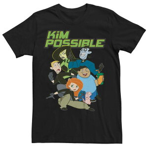 �f�B�Y�j�[ ���f�B�[�X �g�b�v�X T�V���c Men's Disney's Kim Possible Shego Dr. Drakken Wade And More Tee Black �u���b�N