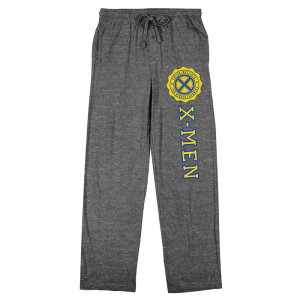 �A�j���L�����N�^�[ ���f�B�[�X �A���_�[�E�F�A �i�C�g�E�F�A �p���c Licensed Character Men's X-Men Xavier Institute for Higher Learning Pajama Pants Gray �O���[