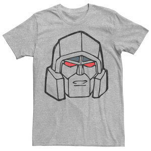 �A�j���L�����N�^�[ ���f�B�[�X �g�b�v�X T�V���c Licensed Character Men's Transformers Megatron Big Face Tee Athletic Heather �w�U�[