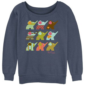 �A�j���L�����N�^�[ ���f�B�[�X �g�b�v�X T�V���c �p�C�� Licensed Character Juniors' Paul Frank Ellie Line Up Figureslouchy Terry Blue Heather �w�U�[