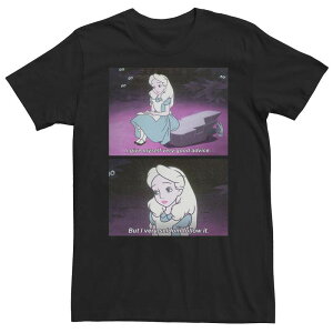 �f�B�Y�j�[ ���f�B�[�X �g�b�v�X T�V���c �g�[�� Big & Tall Disney Alice In Wonderland I Give Good Advice Panels Tee Black �u���b�N
