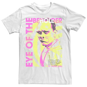 �A�j���L�����N�^�[ ���f�B�[�X �g�b�v�X T�V���c Licensed Character Men's The Twilight Zoneye Of The Be Holder Tee White �z���C�g