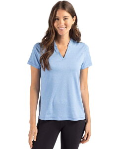 �J�b�^�[�A���h�o�b�N ���f�B�[�X �g�b�v�X �V���c Cutter & Buck Forge Heathered Stretch Womens Blade Top Dark Atlas Heather �w�U�[