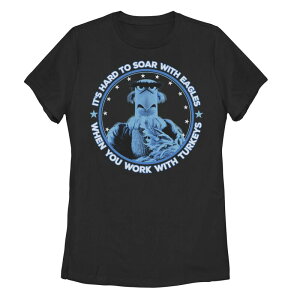 �A�j���L�����N�^�[ ���f�B�[�X �g�b�v�X T�V���c �O���t�B�b�N Licensed Character Juniors' Muppetsam Theagle Soar With Eagles Graphic Tee Black �u���b�N