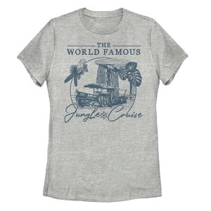 �f�B�Y�j�[ ���f�B�[�X �g�b�v�X T�V���c �O���t�B�b�N Disney's Jungle Cruise Juniors' Blue Hue Portrait Graphic Tee Athletic Heather �w�U�[