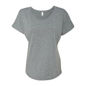 �t���\ ���f�B�[�X �g�b�v�X T�V���c Floso Next Level Womens Triblendolman T-Shirt Premium Heather �w�U�[