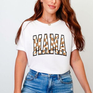 Simply Sage Market ���f�B�[�X �g�b�v�X T�V���c Simply Sage Market Varsity Checkered Mama Garment Dyed Tee White �z���C�g