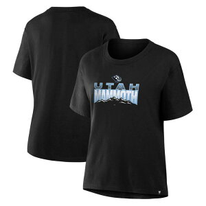 �t�@�i�e�B�N�X ���f�B�[�X �g�b�v�X T�V���c Women's Fanatics Black Utah Mammoth Legacy T-Shirt Utm Black �u���b�N