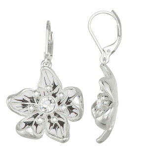 �l�[�s�A ���f�B�[�X �A�N�Z�T���[ �s�A�X�E�C�������O Napier Silver Tone Simulated Crystal Flower Power Drop Earrings Multi �}���`�J���[