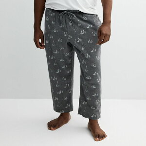�\�m�} ���f�B�[�X �A���_�[�E�F�A �i�C�g�E�F�A �p���c �g�[�� Big & Tall Sonoma Goods For Life Flannel Drawstring Pajama Pants Dk Gray Forest �O���[