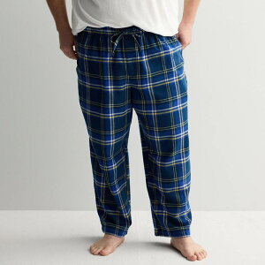 �\�m�} ���f�B�[�X �A���_�[�E�F�A �i�C�g�E�F�A �p���c �g�[�� Big & Tall Sonoma Goods For Life Flannel Drawstring Pajama Pants Marvel Blue Plaid �u���[