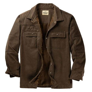 �\���O�b�h ���f�B�[�X �A�E�^�[ �W���P�b�g�E�u���]�� �V���c �X�G�[�h Men's Thorogood Workwear Sueded Snap Up Shirt Jacket Black �u���b�N