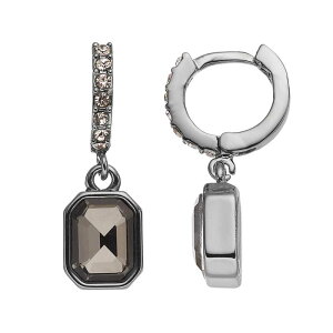 ���F���E�H�� ���f�B�[�X �A�N�Z�T���[ �s�A�X�E�C�������O Simply Vera Wang Oblong Octagon Endless Hoop Earrings Gray �O���[