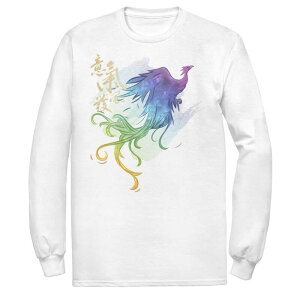 �f�B�Y�j�[ ���f�B�[�X �g�b�v�X T�V���c Men's Disney Mulan Live Action Phoenix Watercolor Tee White �z���C�g