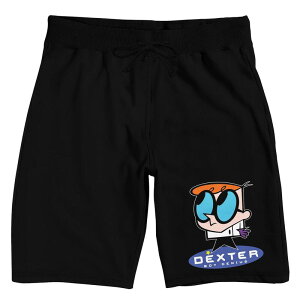 �A�j���L�����N�^�[ ���f�B�[�X �A���_�[�E�F�A �i�C�g�E�F�A �V���[�g�p���c Licensed Character Men's Dexters Lab Pajama Shorts Black �u���b�N