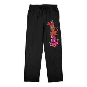 �A�j���L�����N�^�[ ���f�B�[�X �A���_�[�E�F�A �i�C�g�E�F�A �p���c Licensed Character Men'scooby Doo Scooby Boo Pajama Pants Black �u���b�N